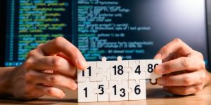 Sliding puzzle with numbers, python code